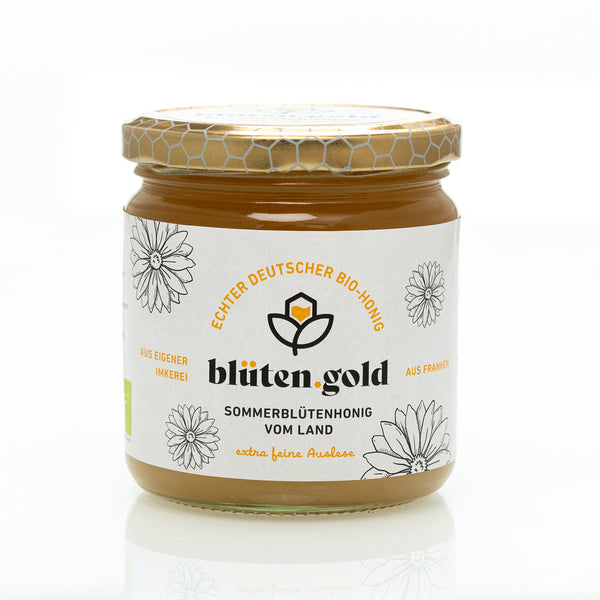 Bio-Sommerblütenhonig, extra feine Auslese, cremig-flüssig