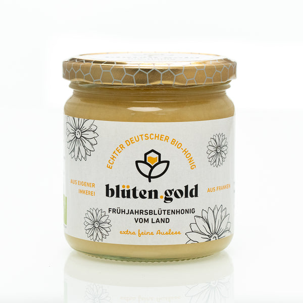 Bio-Frühjahrsblütenhonig, extra feine Auslese, cremig